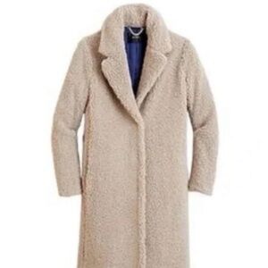 J. Crew Cream Teddy Jacket